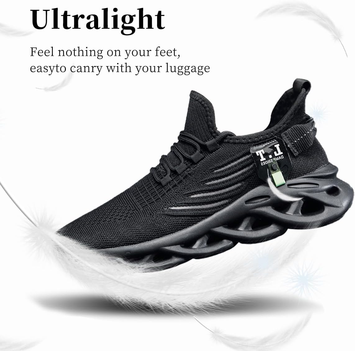 DLWKIPV Barefoot Shoes Men Wide Toe Box Running Zero Drop Grounding Non Slip Sports Trail Athletic Footwear Walking Workout Lightweight Outdoor Casual Fashion Sneakers