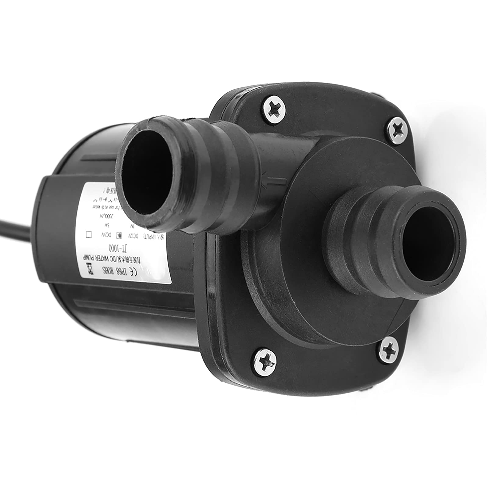 Garosa Bomba de Agua Sin Escobillas 12V DC 1500L/H, JT-1000A-12, Motor Silencioso 35DB, para Pecera Acuario Jardín Fuentes