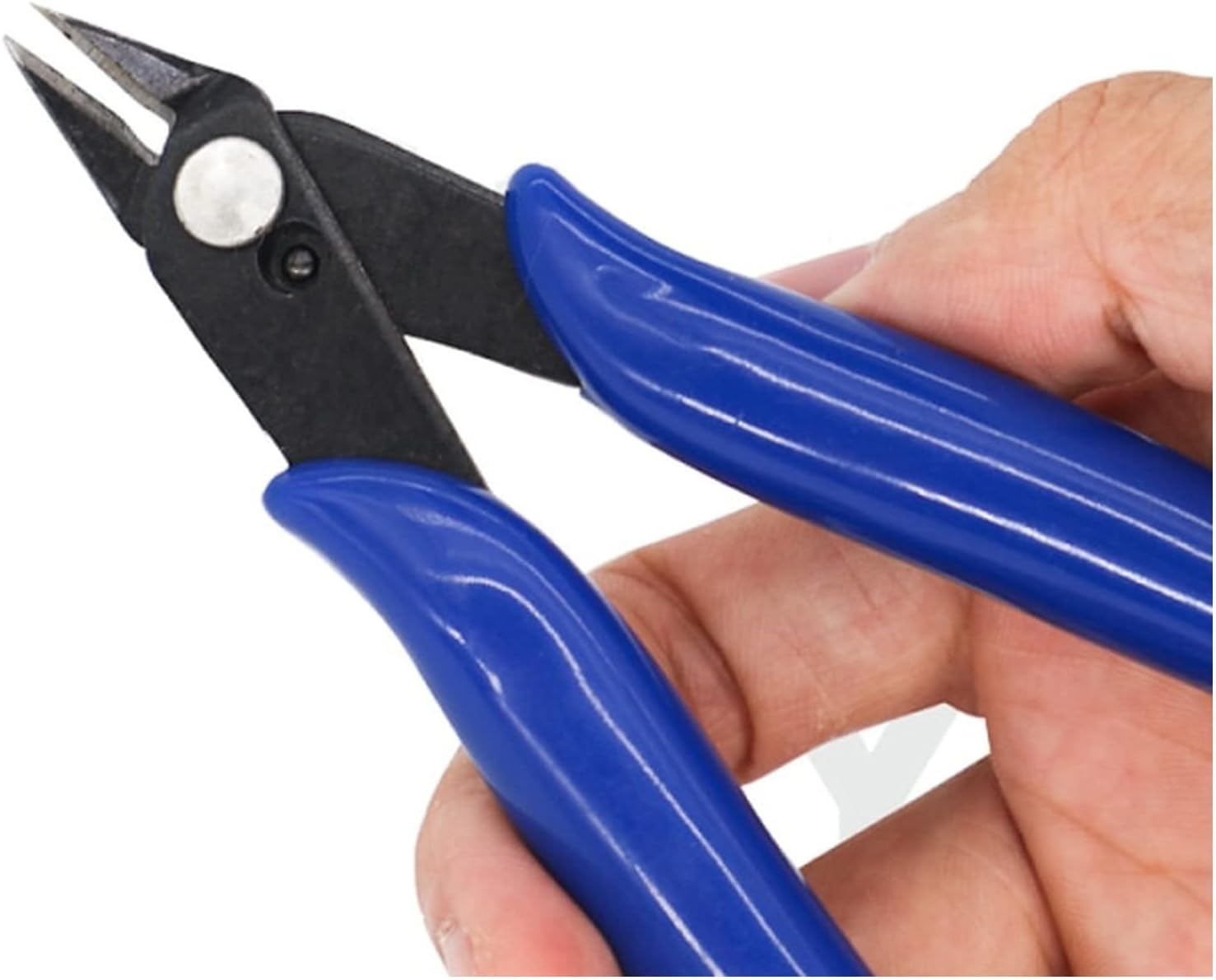 Red Stainless Steel Nose Pliers For Jump Rings & Split Rings Double Rings DIY Accessories Crimping Jewelry Finding Making Tool(Blue Cable Cutter)