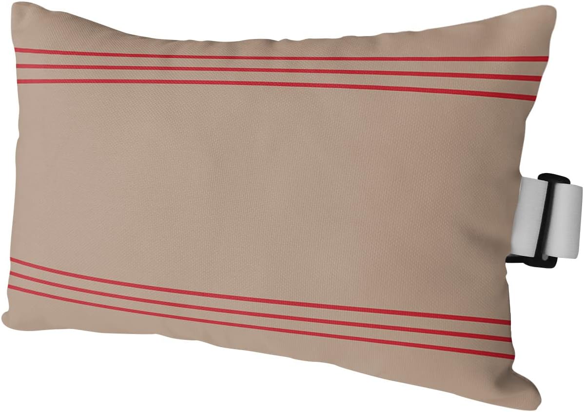 Chaise Lounge Head Resting Pillows, Retro Brown Beckground