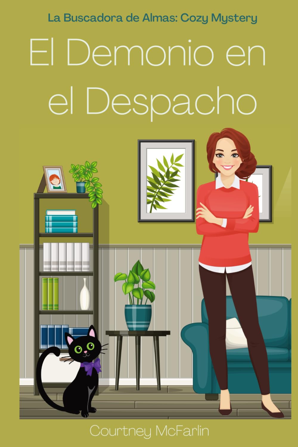El demonio en el despacho: La Buscadora de Almas: Cozy Mystery #4