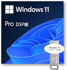 Windows 11 DSP 日本語版 (Pro, インストールUSBセットのやらせ