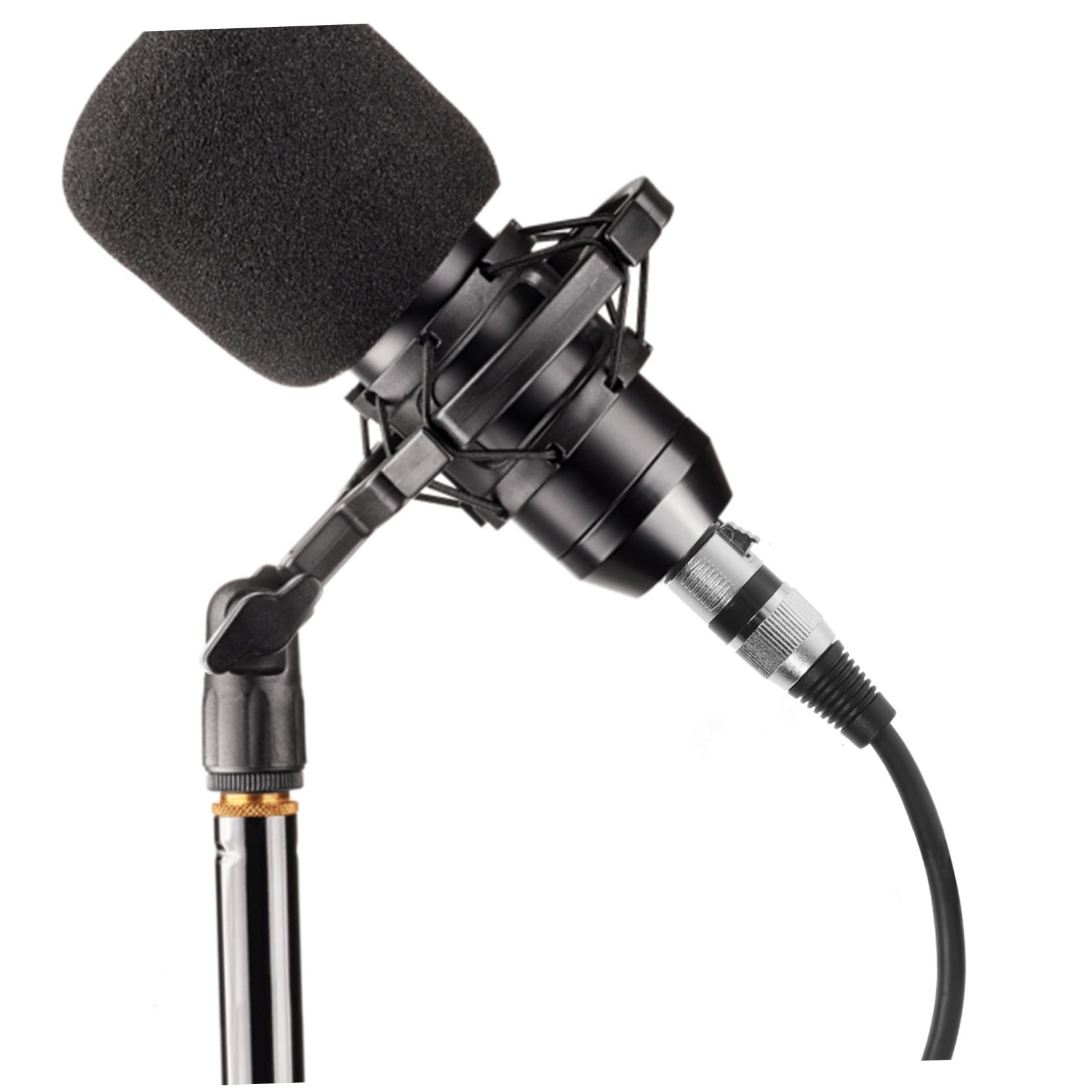 BESPORTBLE Cavo Microfono XLR Maschio-Donna 3 Pin in Rame senza Ossigeno 0,5m per Sistemi Audio KTV Riduce Rumore Trasmissione Efficiente Confezione 6 Pezzi