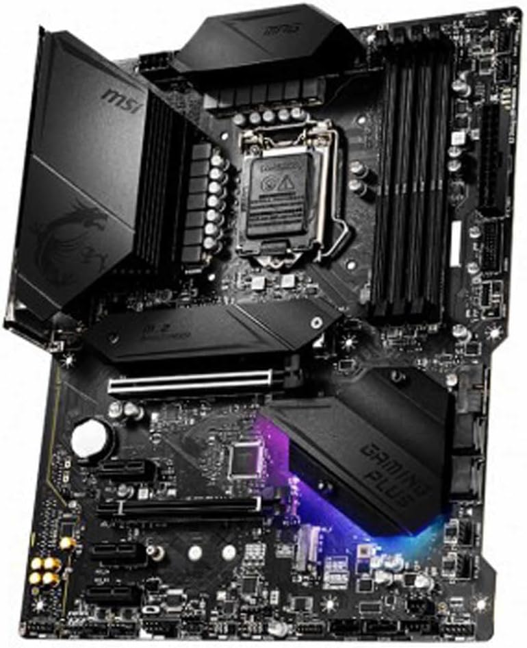MSI MPG Gaming Plus Intel Z490 LGA 1200 ATX DDR4-SDRAM Motherboard