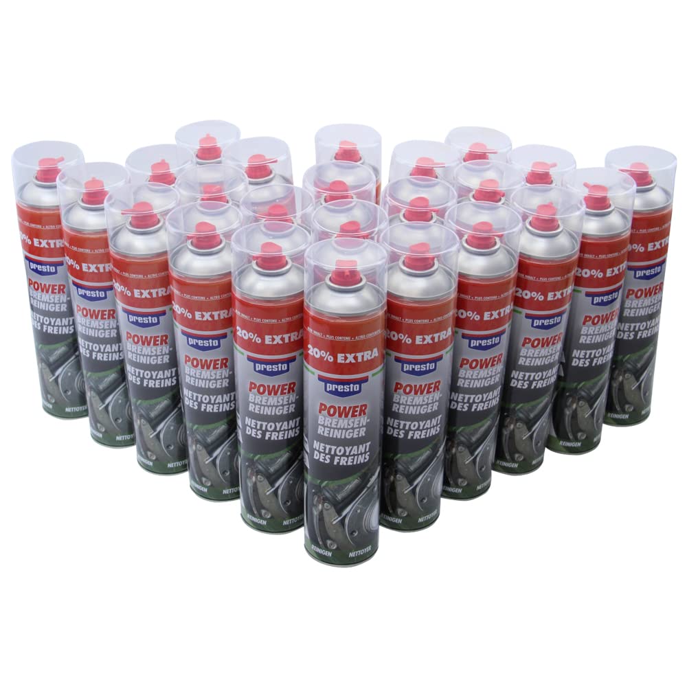 Detergente Freni Power Presto 24x 600ml Ricambio Detergente Assemblaggio - Foto 5