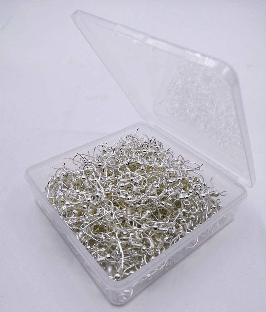 200 Pcs Stainless Steel Ball & Coil Earring Hooks - 19mm Ear Wires For DIY Jewelry Making, Nickel-Free - View #9