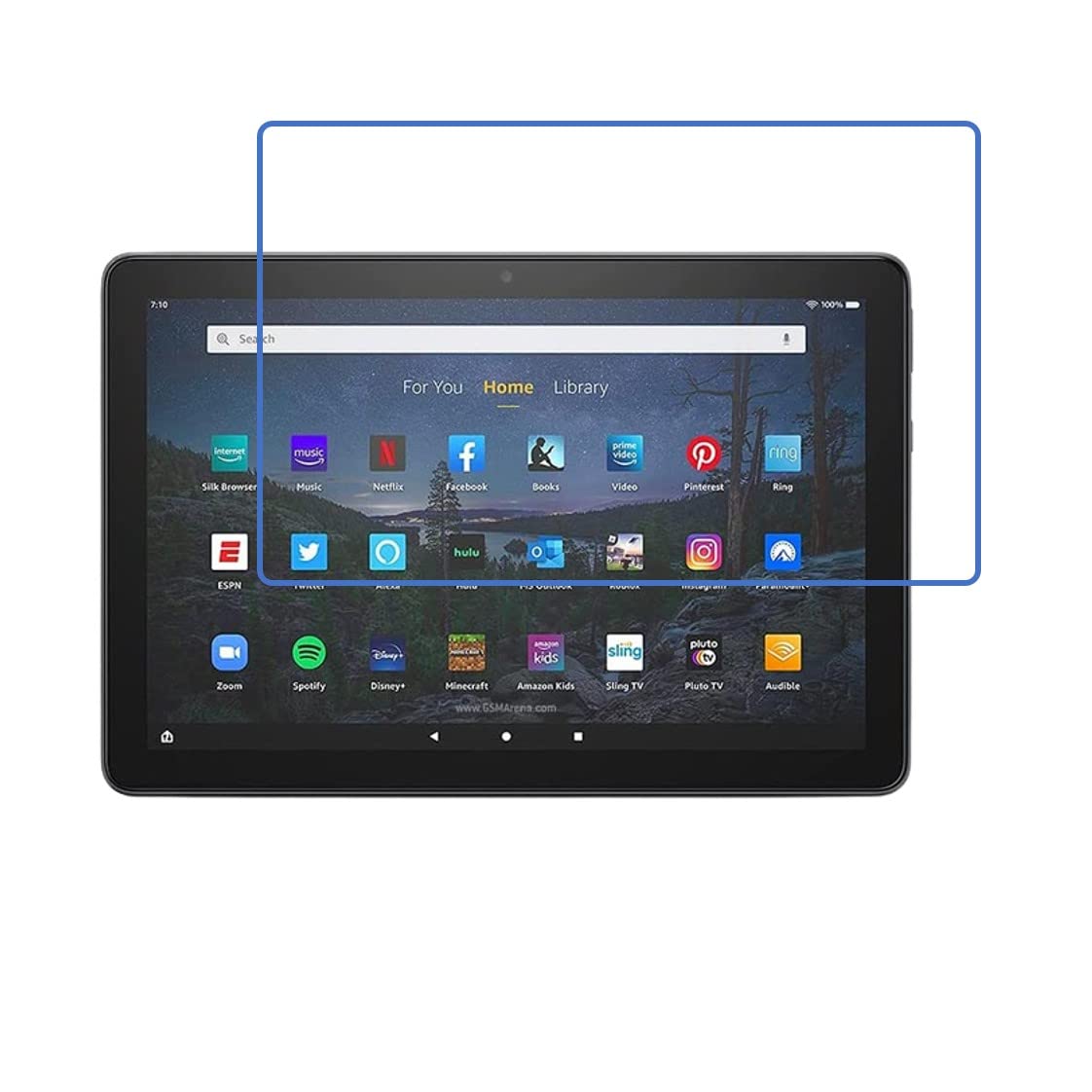 DVTECH� 9H Flexible Unbreakable Scratch resistance Tablet Screen Guard for Amazon Fire HD 10 Plus (2021) (Not a Tempered glass) (B0BDS5LM5W) Amazon Price History, Amazon Price Tracker