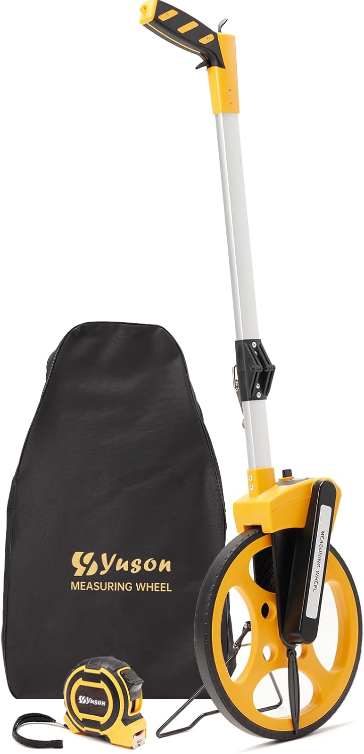 YS YUSON Measuring Wheel Telescopic Measure Wheel 12Inch with Brake