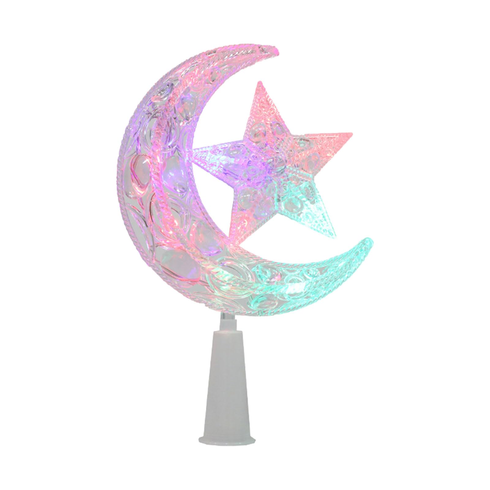 carotoe Christmas Tree Top Star Decoration Sparkling Design for Holiday Seasonal Ornaments Holiday Tabletop Display Christmas Ornament