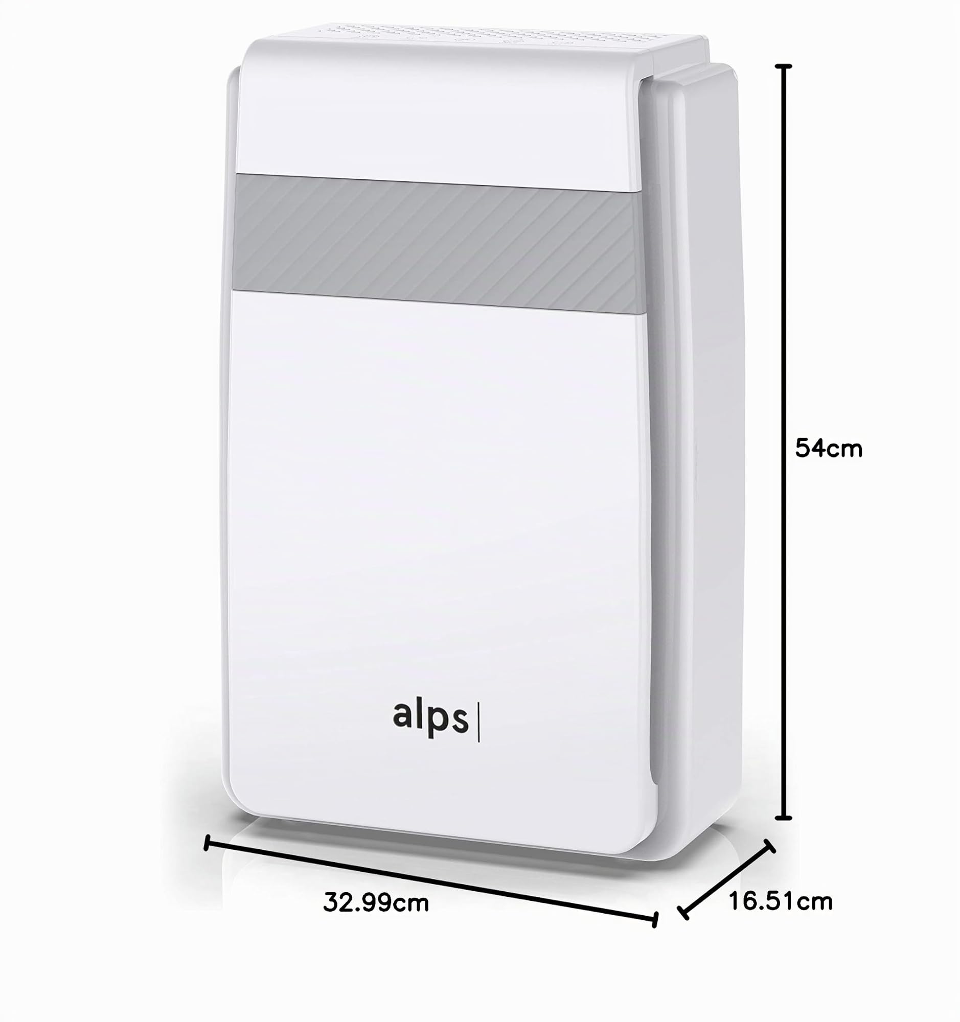 Alps XL | Purificateur d'air | L'Original | Qualité Premium | Grand Volume | 5 filtrations | HEPA premium H13 | Ionisation douce | ALPS_PA_M1 | Marque Française