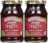 Smucker's Simply Fruit Raspberry Spread, 10 oz, 2 pk