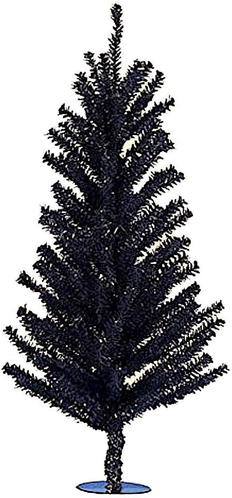 18-Inch Unlit Black Tree