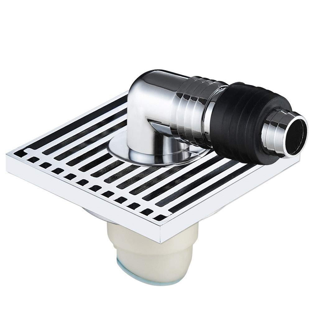 Cubierta de desagüe para pavimento de baño transitable con filtro protector de vello