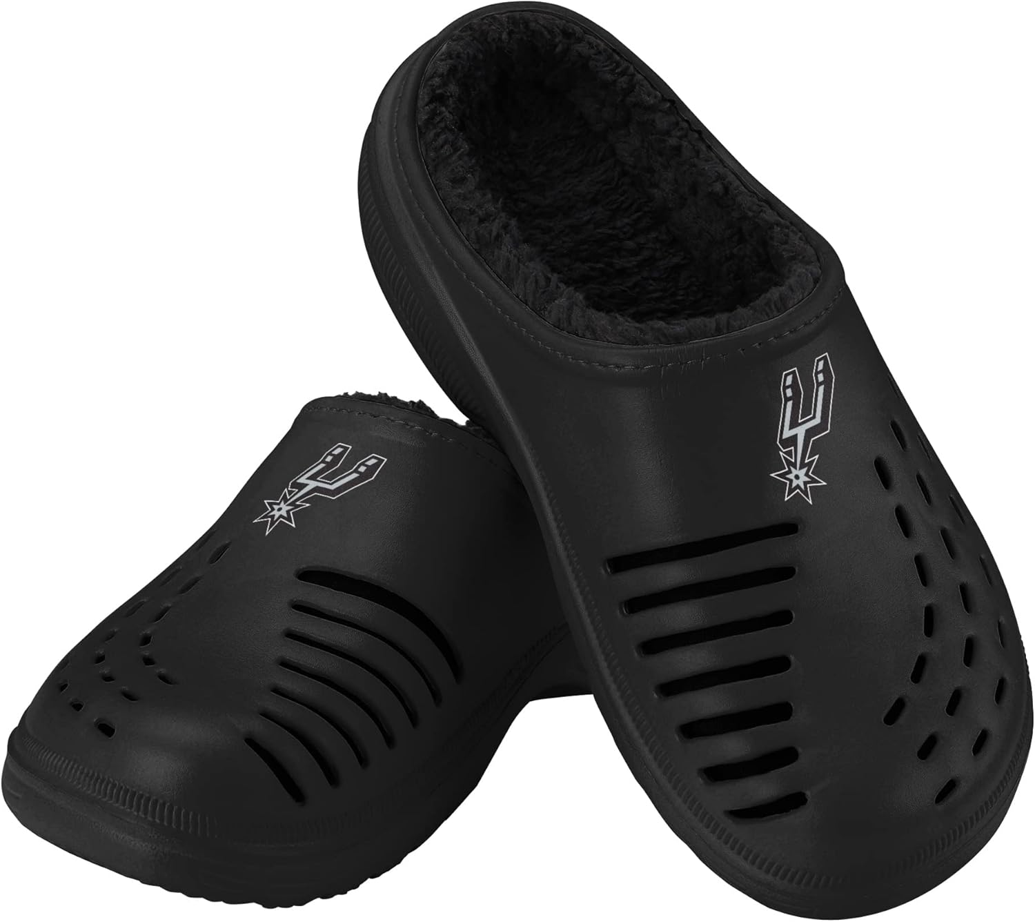 FOCO Men's NBA Sherpa Lined Big Logo Clog - Image 2