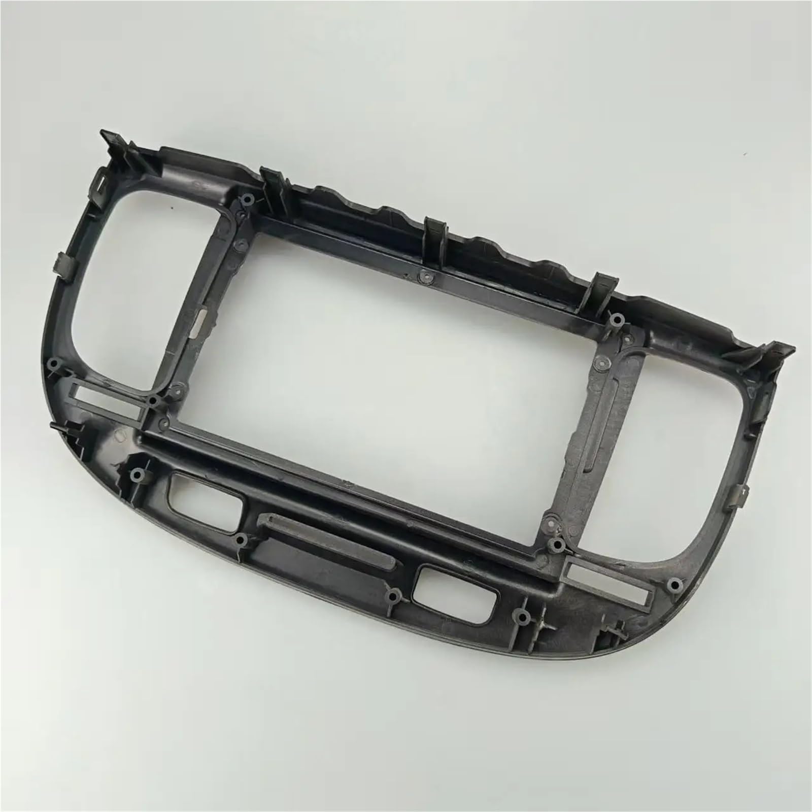 Ramka do radia Pasuje do Kia Rio 2005-2011 7/9 cala oblicowania radia samochodowego instalacja stereo 2 Din jednostka główna Mp5 wykończenie panelu Autoradio Rahmen(GRAY)