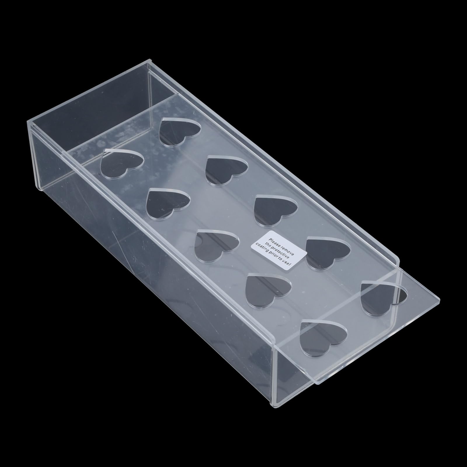 Rectangular Clear Acrylic Flower Vase Decorative Long Rectangle Rectangular Floral Centerpiece Party Clear Acrylic Flower Vase Floral Centerpiece