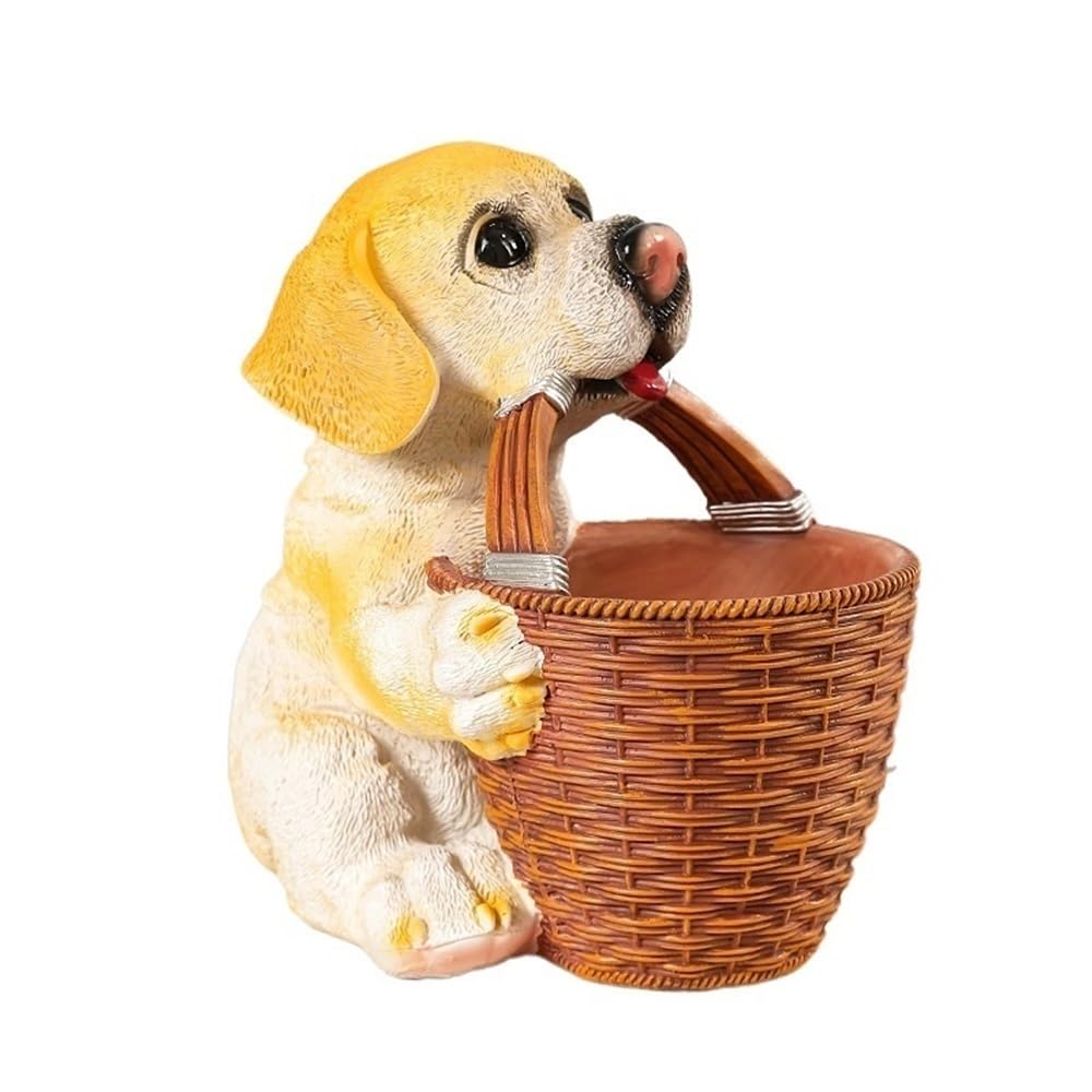 Rangement clés chien mignon grand ornement pour ranger bureau salon