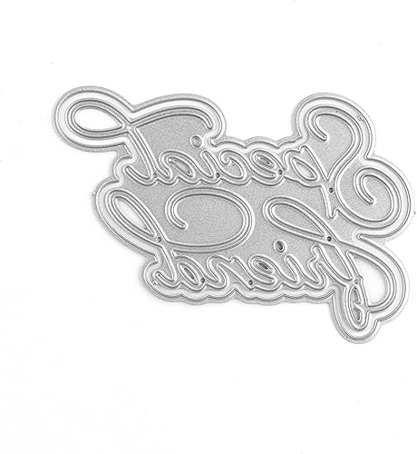 Miniatura 4 de Briartw Troqueles de corte especiales para amigos, palabras, frases, sombra, sentimiento, para hacer tarjetas, letras del alfabeto, álbumes de