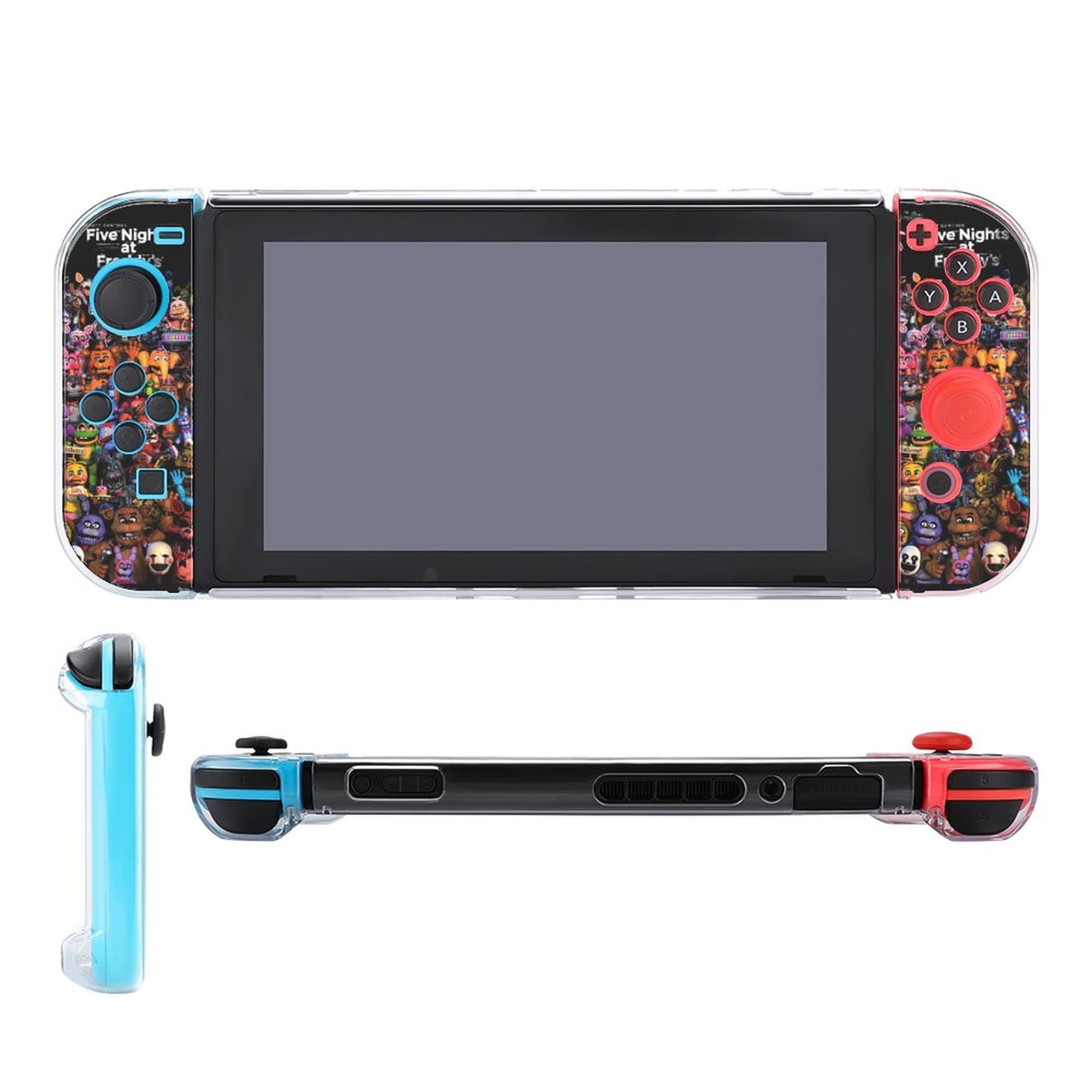 Nintendo Switch five ZHENGJC Fnaf Schutzhülle für Switch, Cartoons Anime Cute