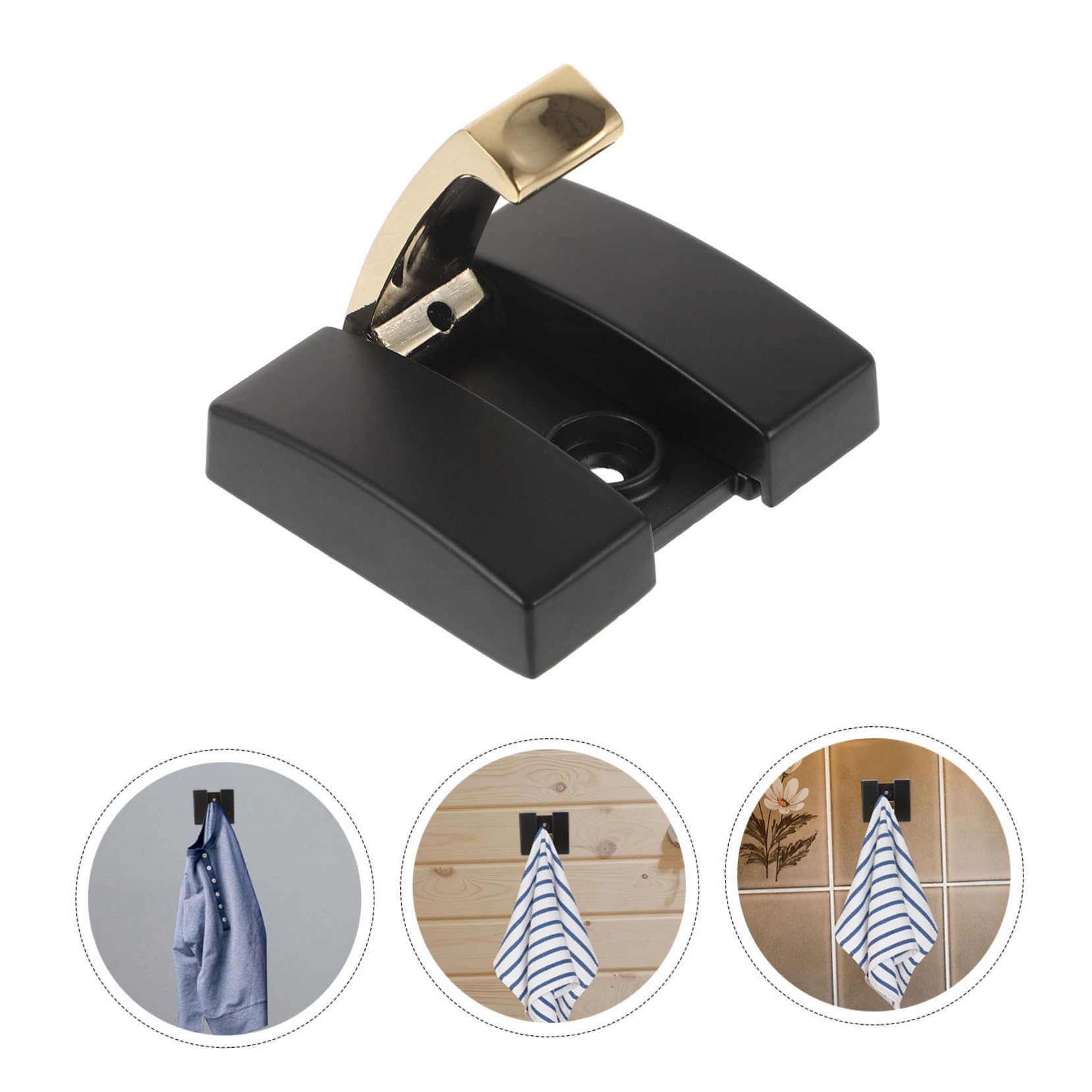 5 Piezas Gancho Pared Plegable de Aluminio Percha Moderna para Colgar Ropa y Toallas Soporte Resistente para Baño y Dormitorio de con Diseño Invisible