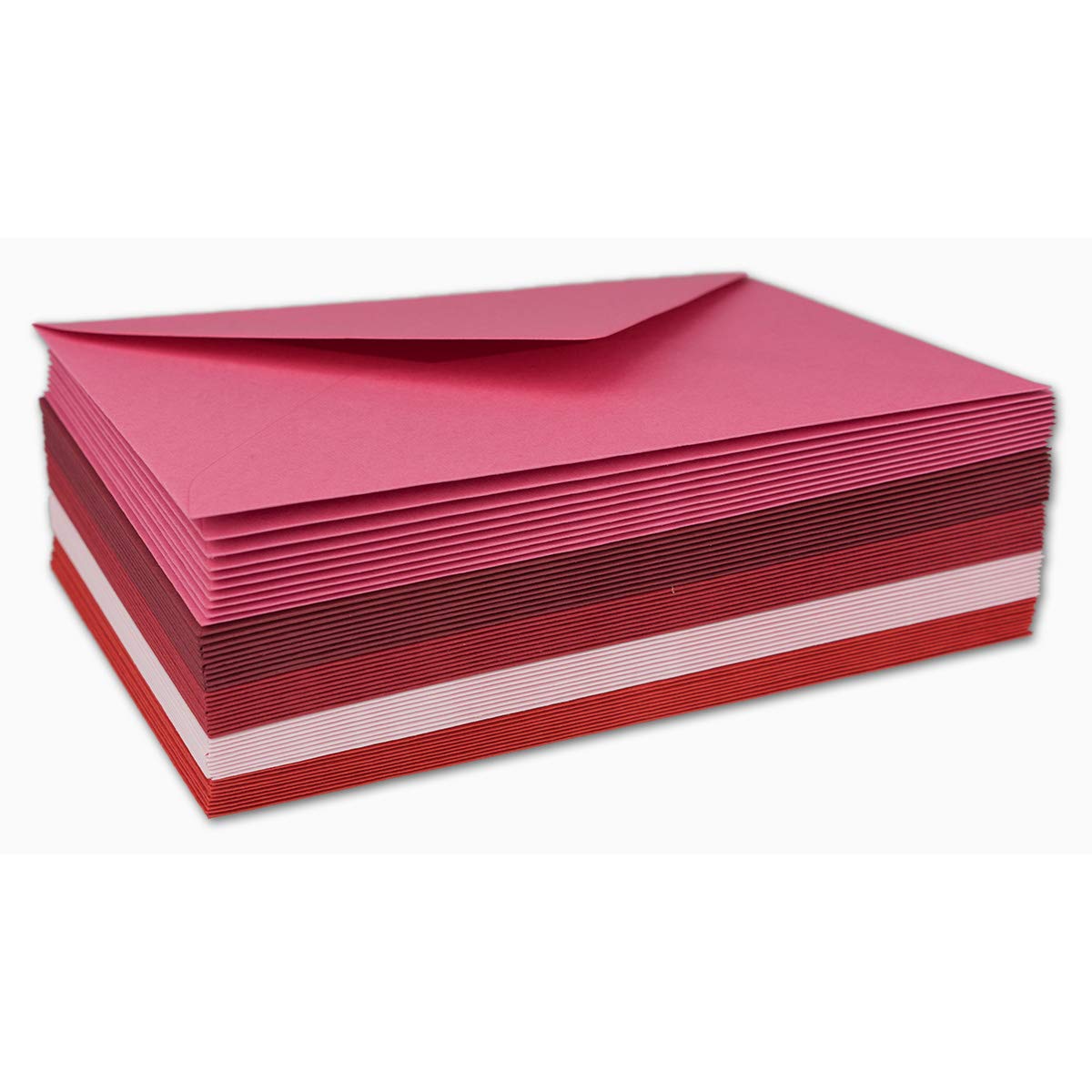 FarbenFroh by GUSTAV NEUSER 20x envelope package, DIN C6, approx. 11.4 x 16.2 cm, The red ones, 5 colours, 4 envelopes each - Image 2