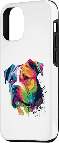 Miniatura 2 de Funda para iPhone 14 Colorido American Bulldog American Bully Hombres Mujeres