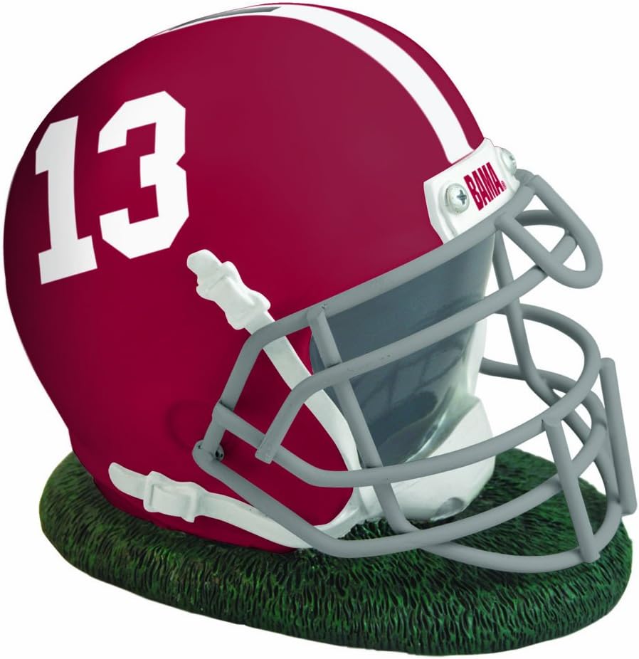 NCAA University of Alabama Helmet Shaped Bank Sports Fan