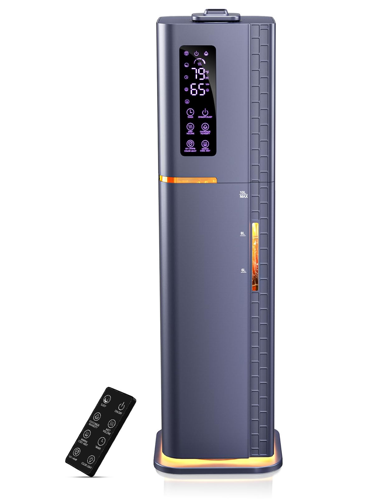 [Brand Name] 2.64Gal Humidifier with Warm/Cool Mist and Light