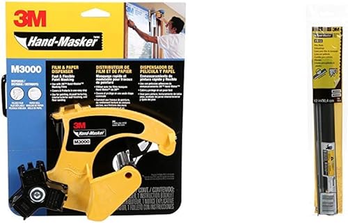 3M M3000 Dispensador de máscara de mano con hoja de película 3M Hand Masker FB12, 12 pulgadas, 1