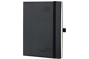 Undated Monthly Planner 2024-2025: Academic Year Calendar With Hourly Time Slots For...