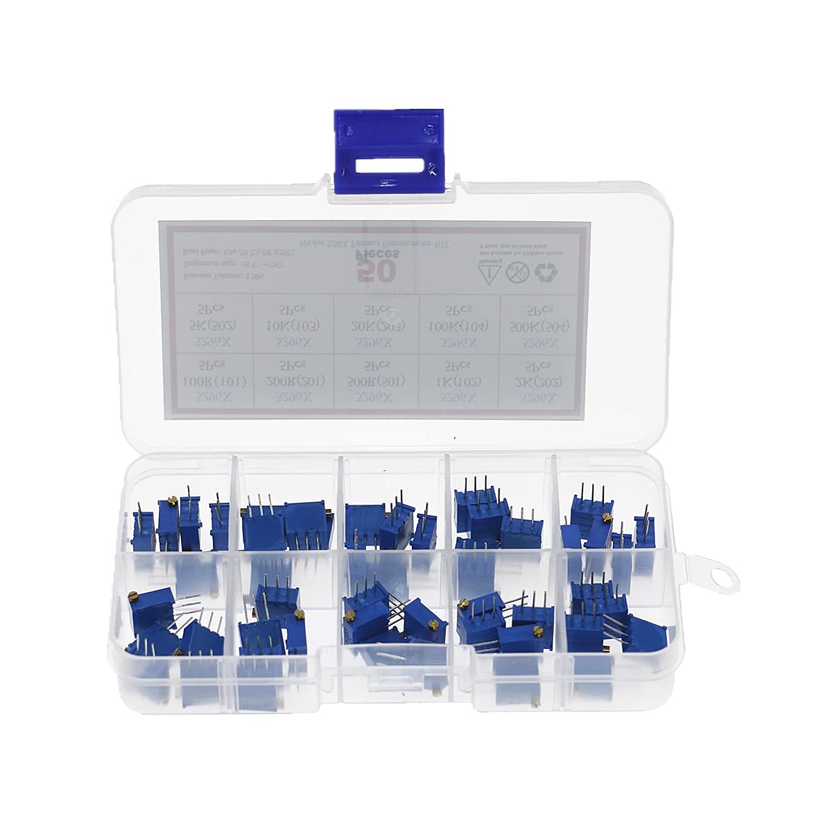 Résistance variable 3296X multi-tour pour un réglage de tension ultra précis