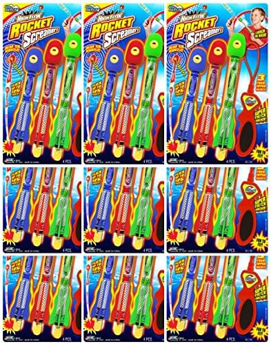 Amazon.com: Ja-Ru Big Sky Rocket Screamerz Bundle Pack Party Favour ...