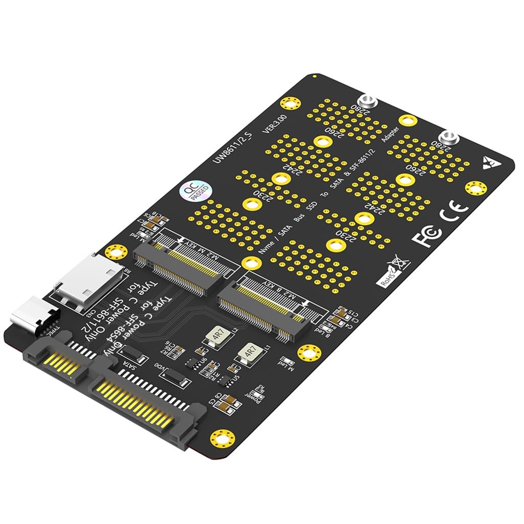 Amazon.co.jp: JMT M.2 NVME/SATA-Bus SSD - SFF-8611/8612 & SATA拡張