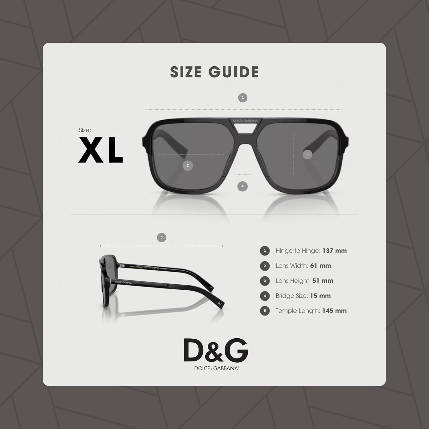 Dolce and Gabbana DG4354 193481 61MM Black/Dark Grey Polarized Square Sunglasses for Men +BUNDLE with ACCESSORY EYEWEAR KIT - Image 4
