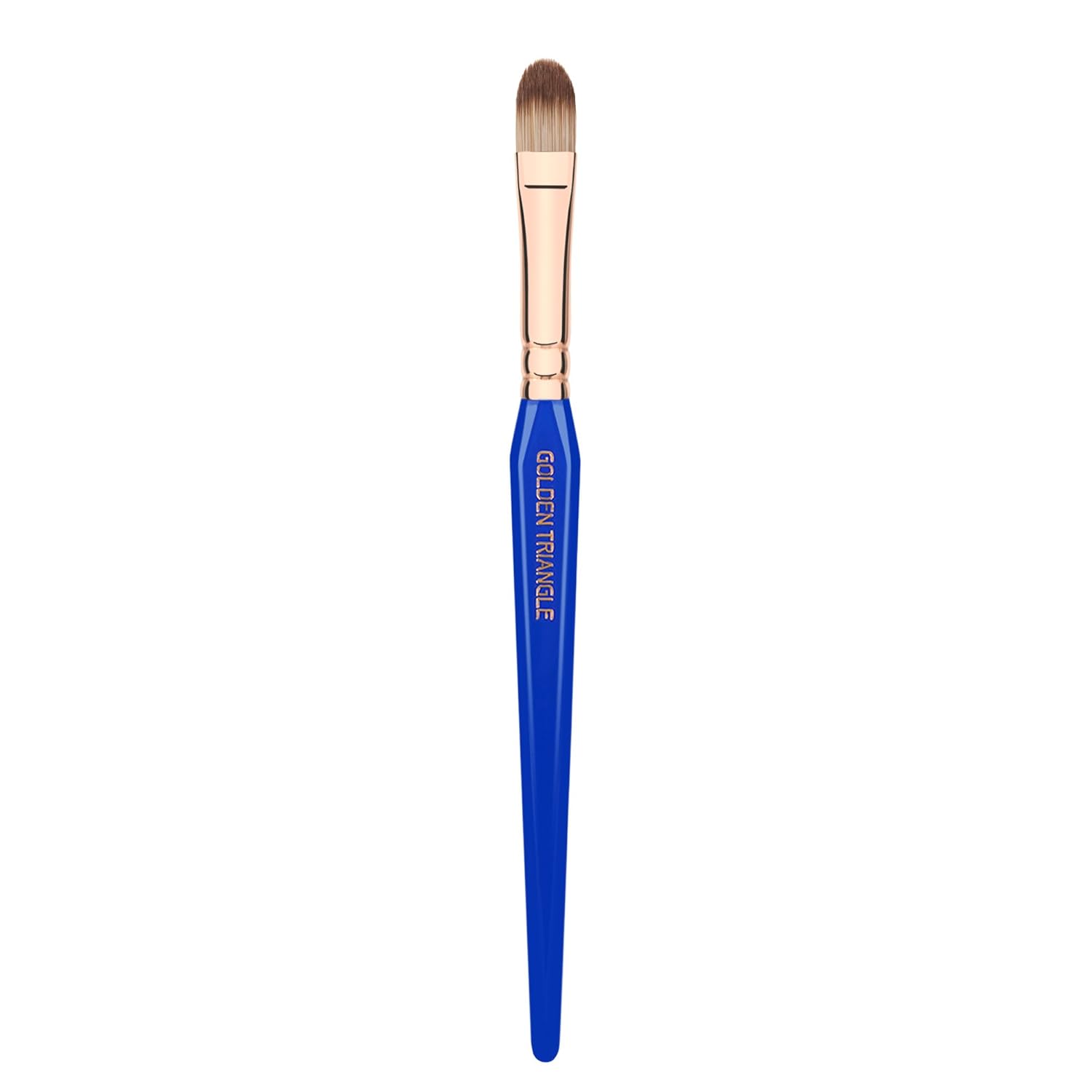 Bdellium Tools Professional Makeup Brush - Golden Triangle 937 Bold Concealer - With All Vegan and Soft Synthetic Fibers, For Blending Concealer (Blue, 1pc) - Image 4