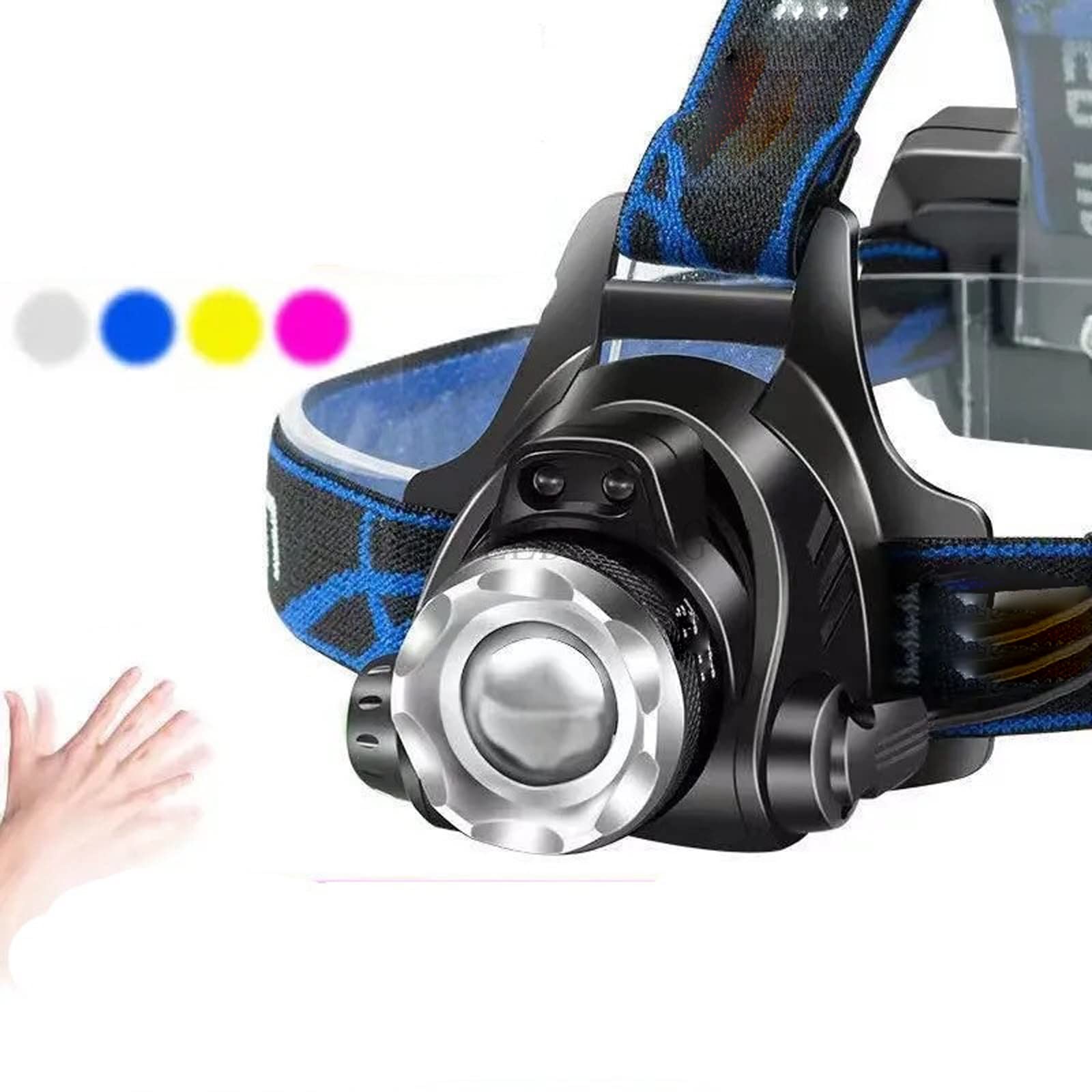 Latarka czołowa czujnik ruchu indukcyjny reflektor LED reflektor akumulator latarka czołowa lampa wędkarska światło