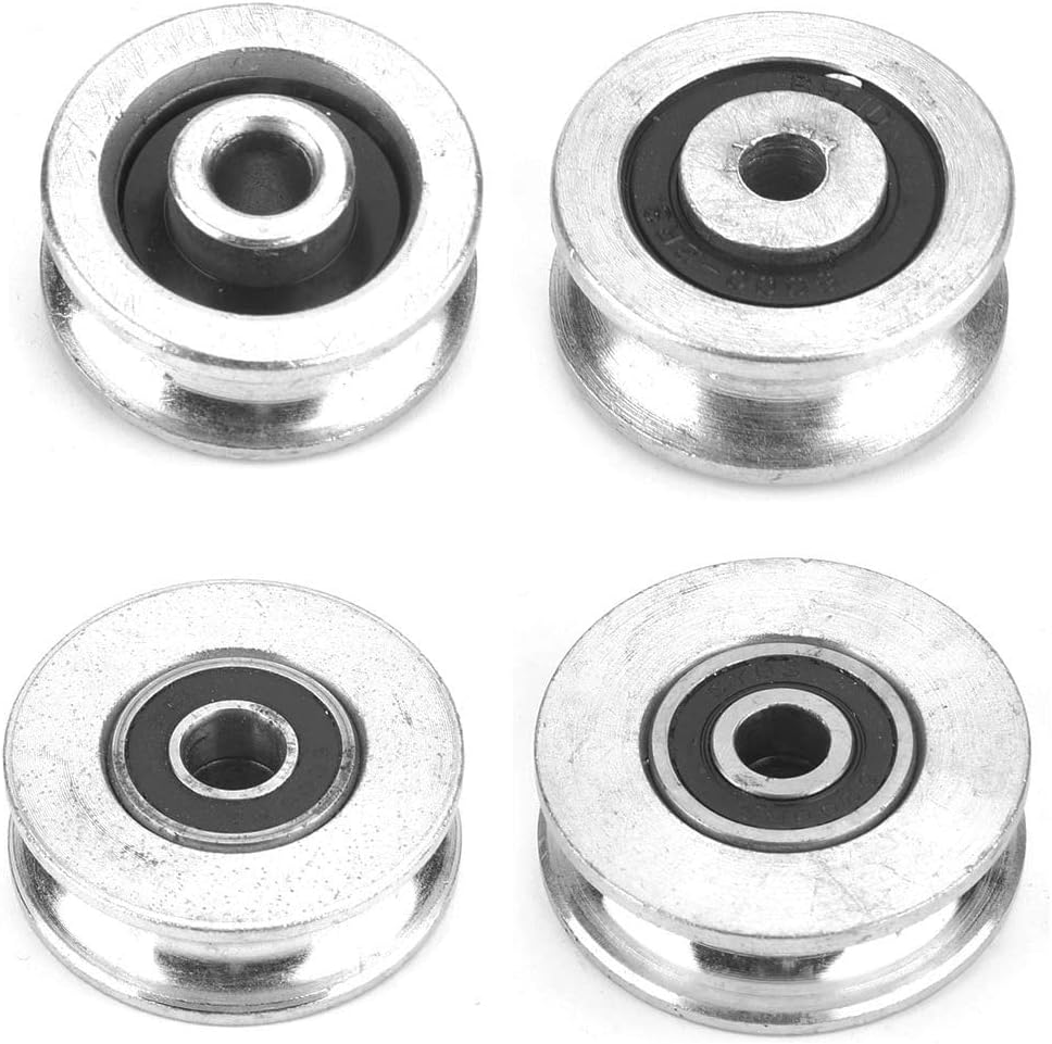 Chiloskit Stainless Steel Deep Groove Ball Bearings Pulley Etal Pulley - View #7