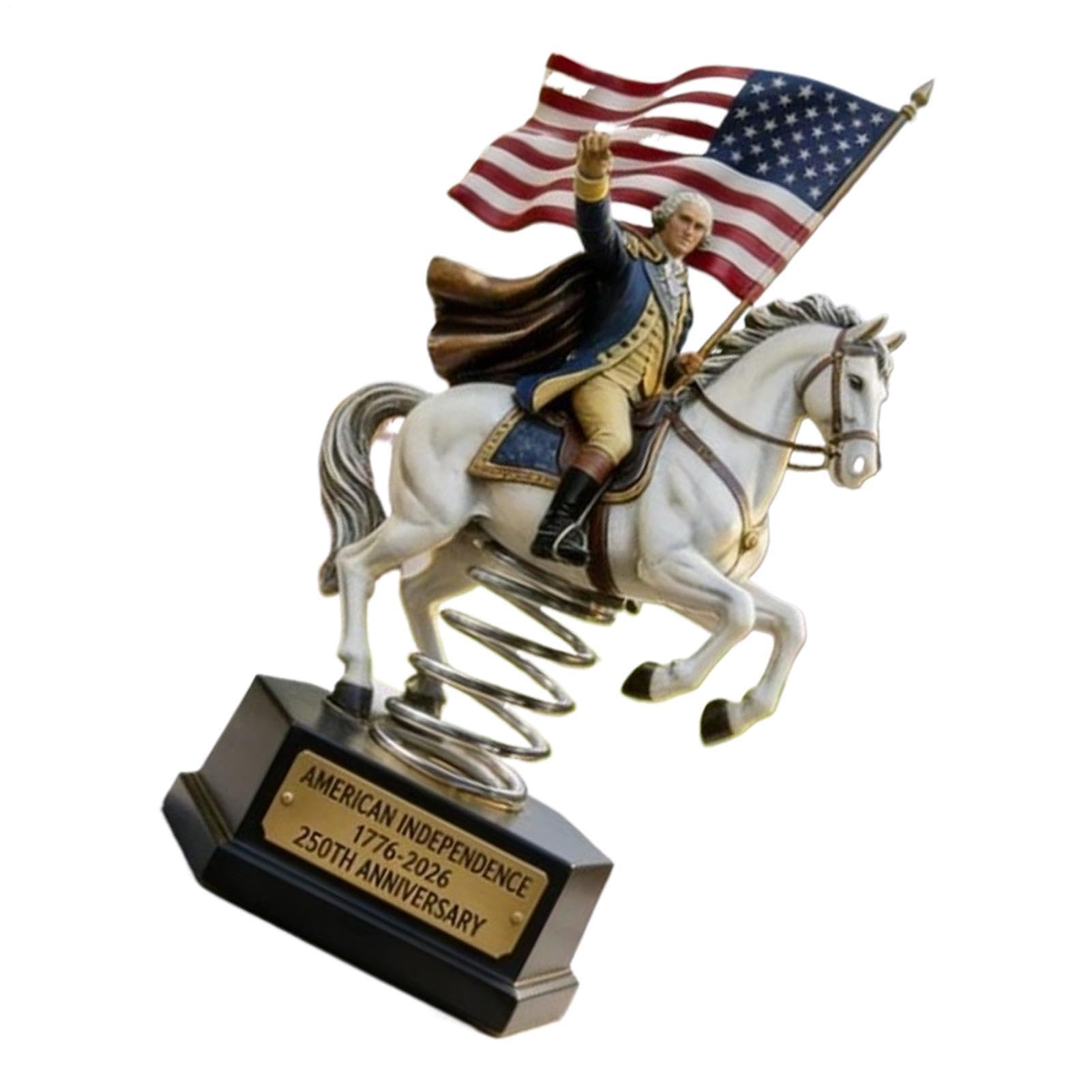 Escultura de caballo para estantería y decoración de oficinas elegantes