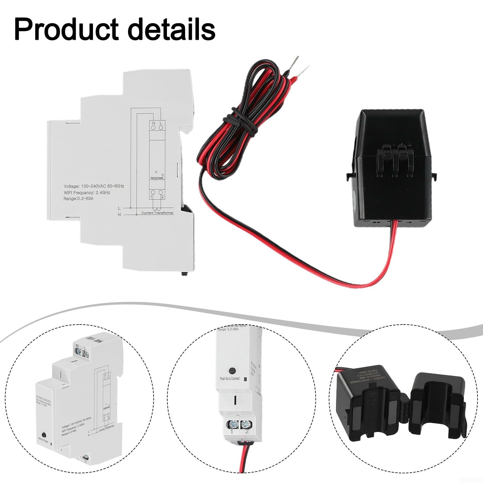 für zigbee Stromzähler Hutschiene 0.2-63A Smart für zigbee