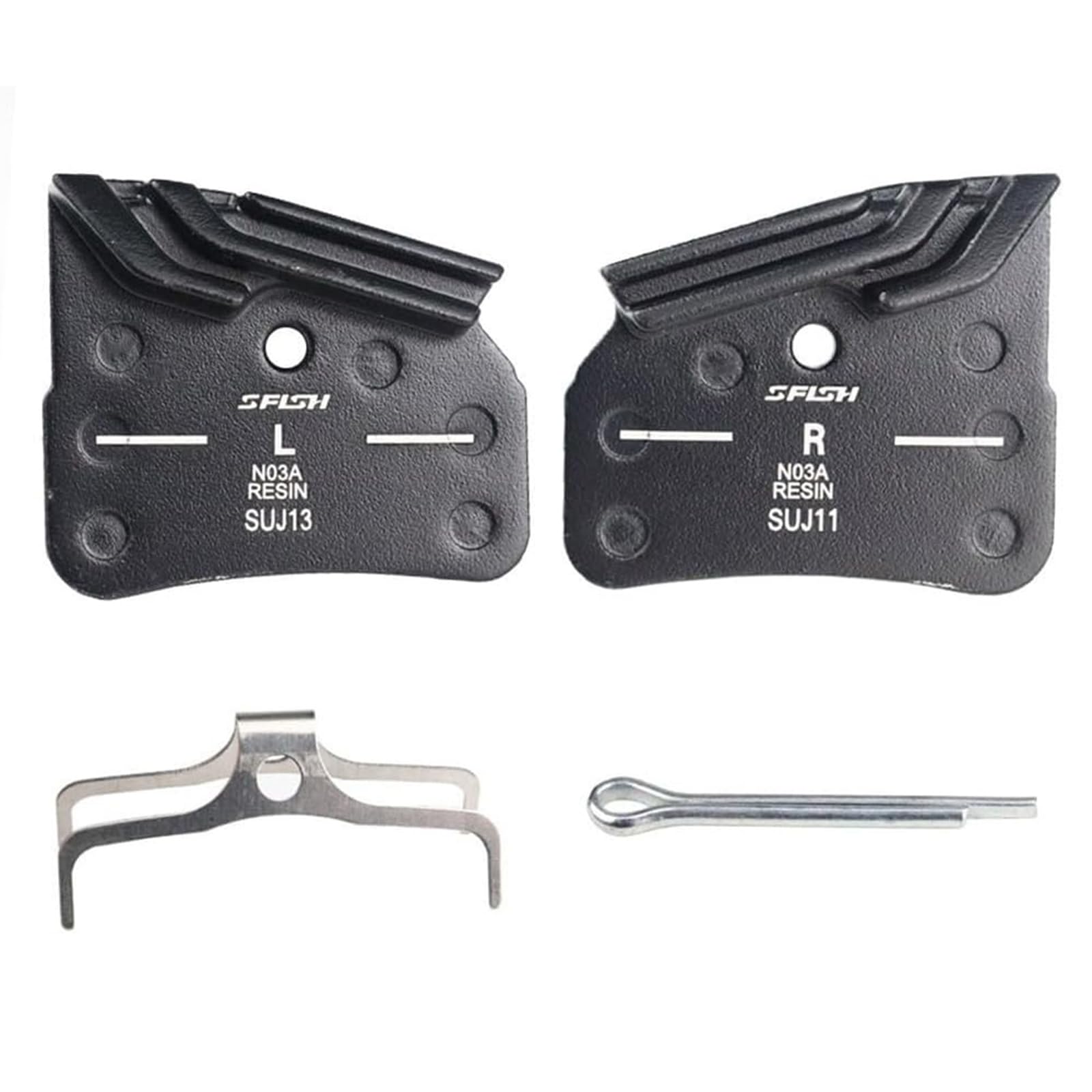 1 Paire de Plaquettes de Frein à Disque Noires N03A pour vélo de Montagne pour Shimano M9120, M8120, M7120