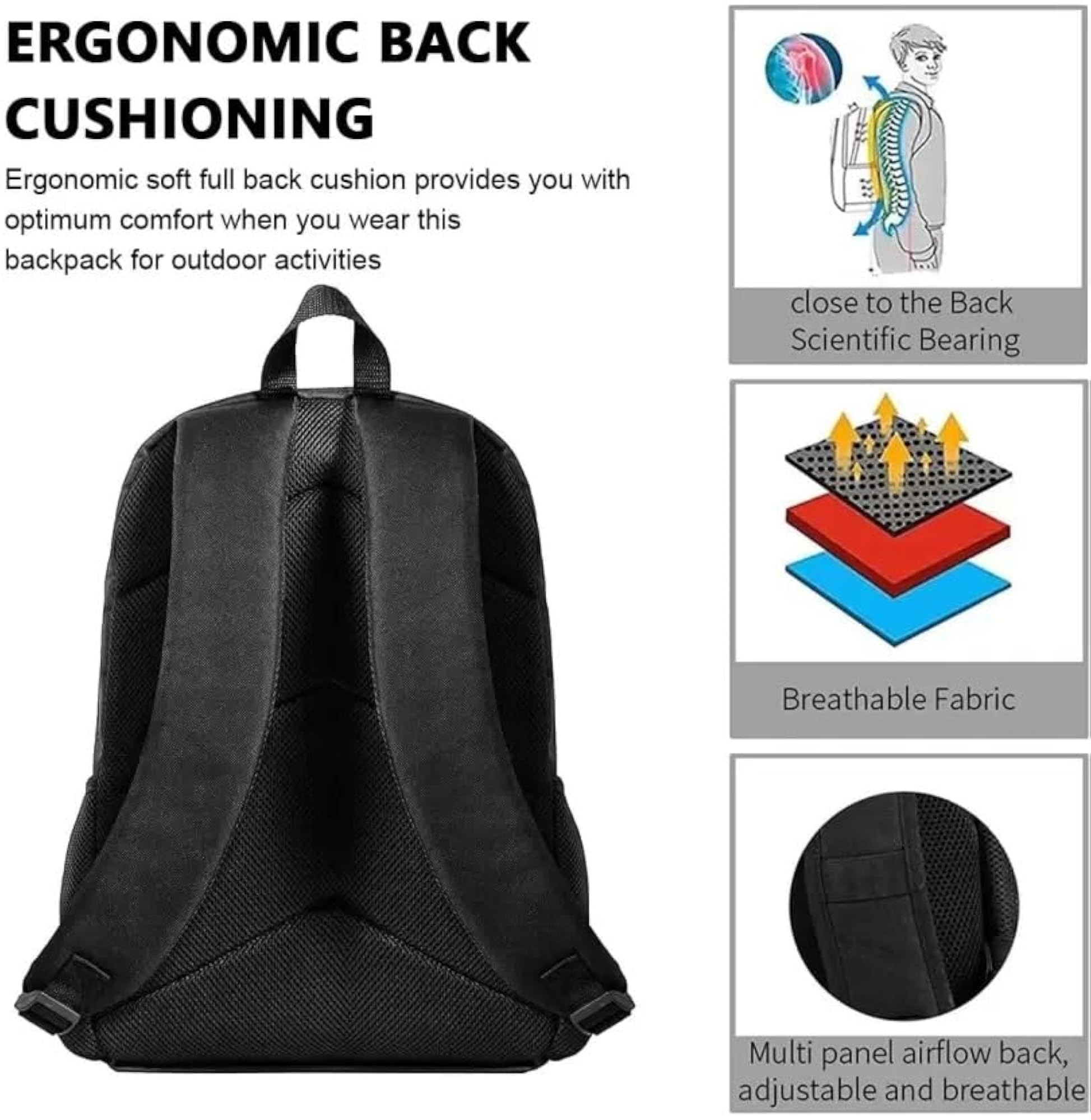 Fashion Backpack for School and Travel, Unisex Design