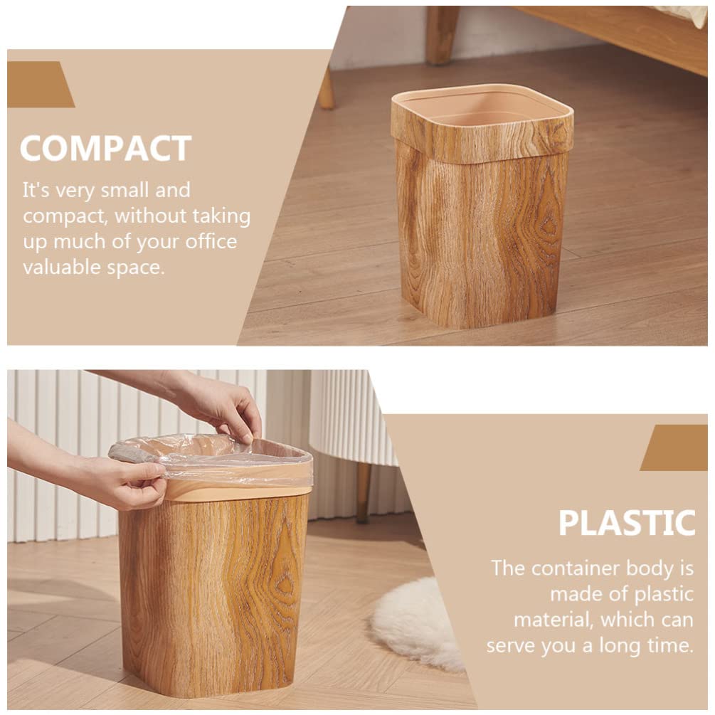 LIFKOME Cestino Da Ufficio Stile Semplice Pattumiera Per Carta e Rifiuti Contenitore Per Casa e Ufficio Design Elegante e Funzionale