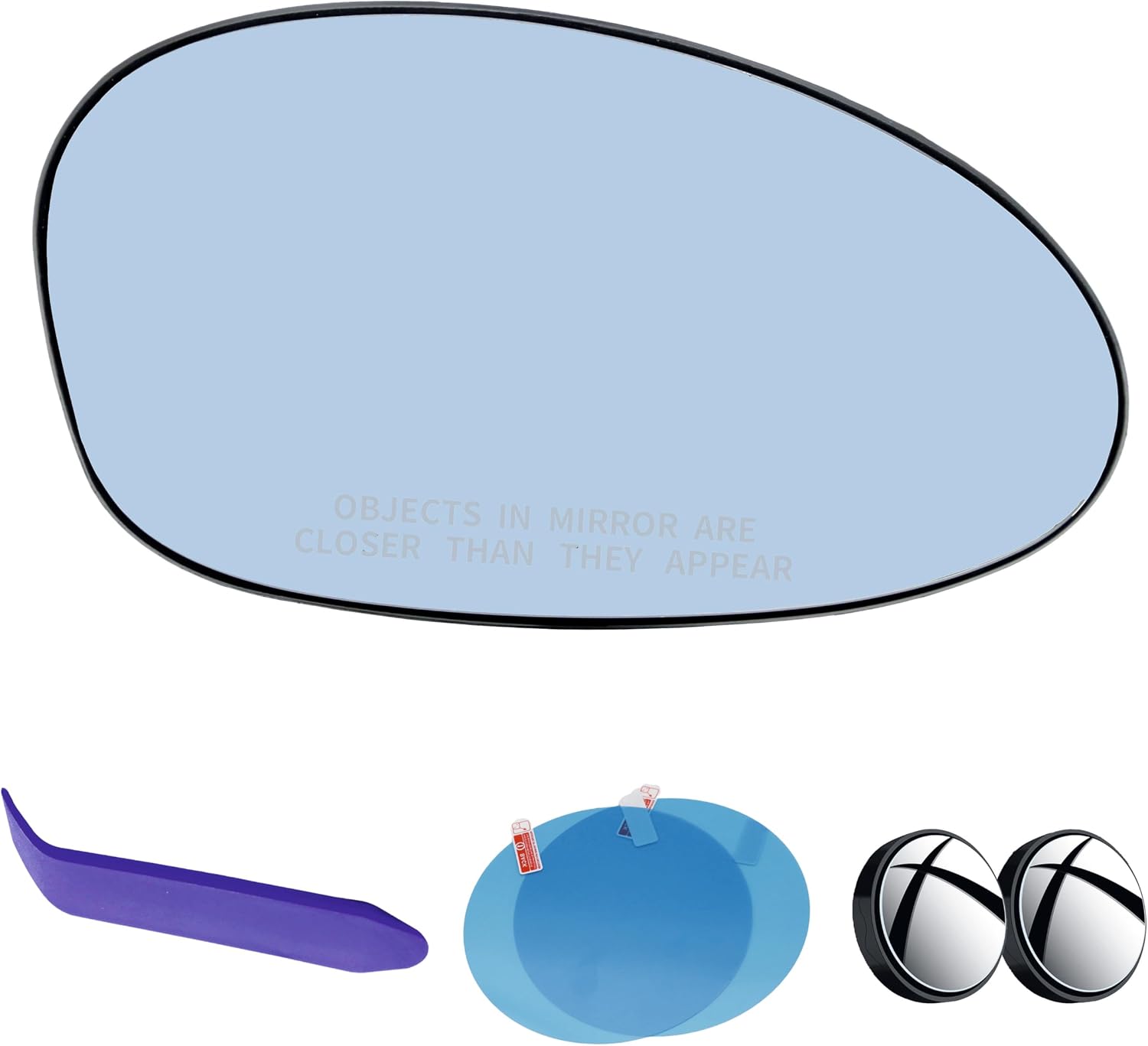 EAP Heated Passenger Side Mirror Glass for BMW 1 Series E81-E88 & 3 Series E46 E90-E93 - OEM Replacement 51167157244