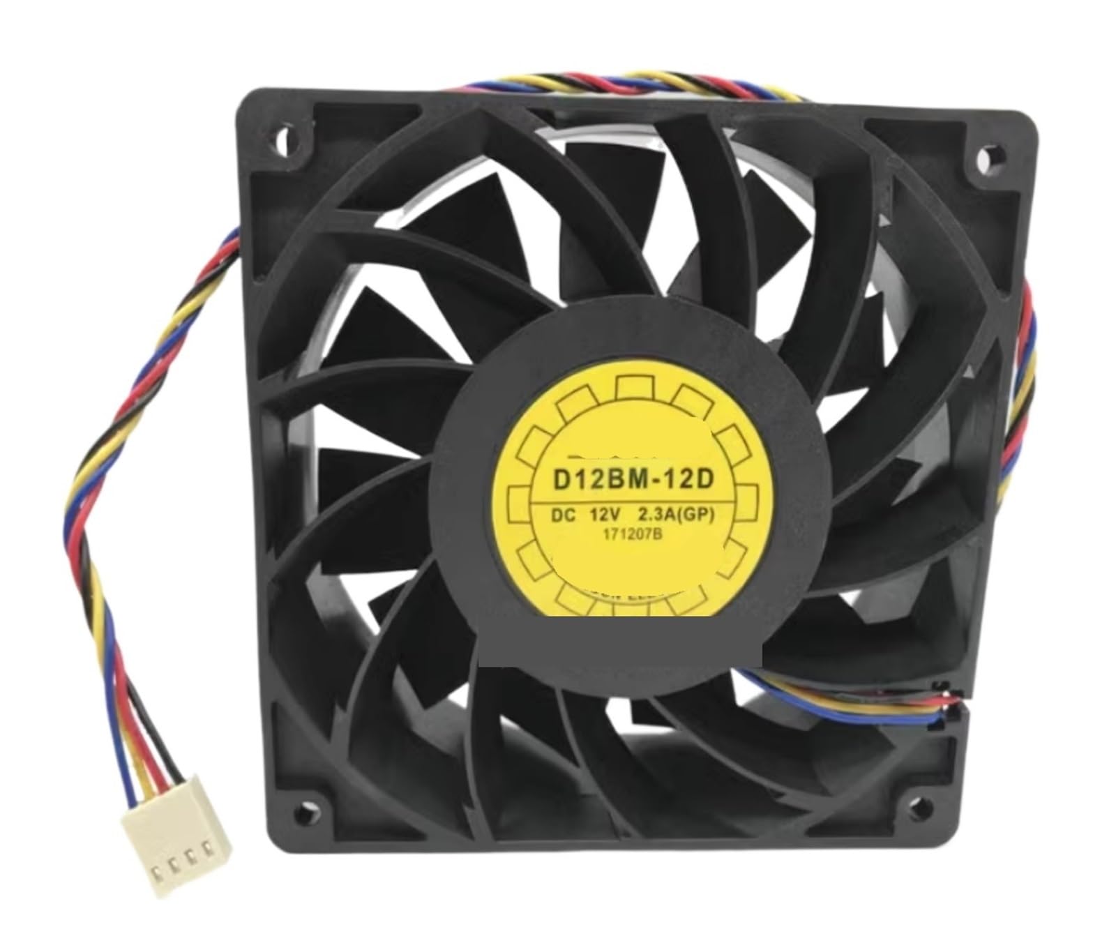 KWQNPHTRN D12BM-12D DC12V 2.3A 12038 12CM 4-Wire Cooling Fan