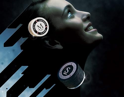 Miniatura 4 de KAMUI - Punta de billar laminada para piscina (1 unidad), color negro