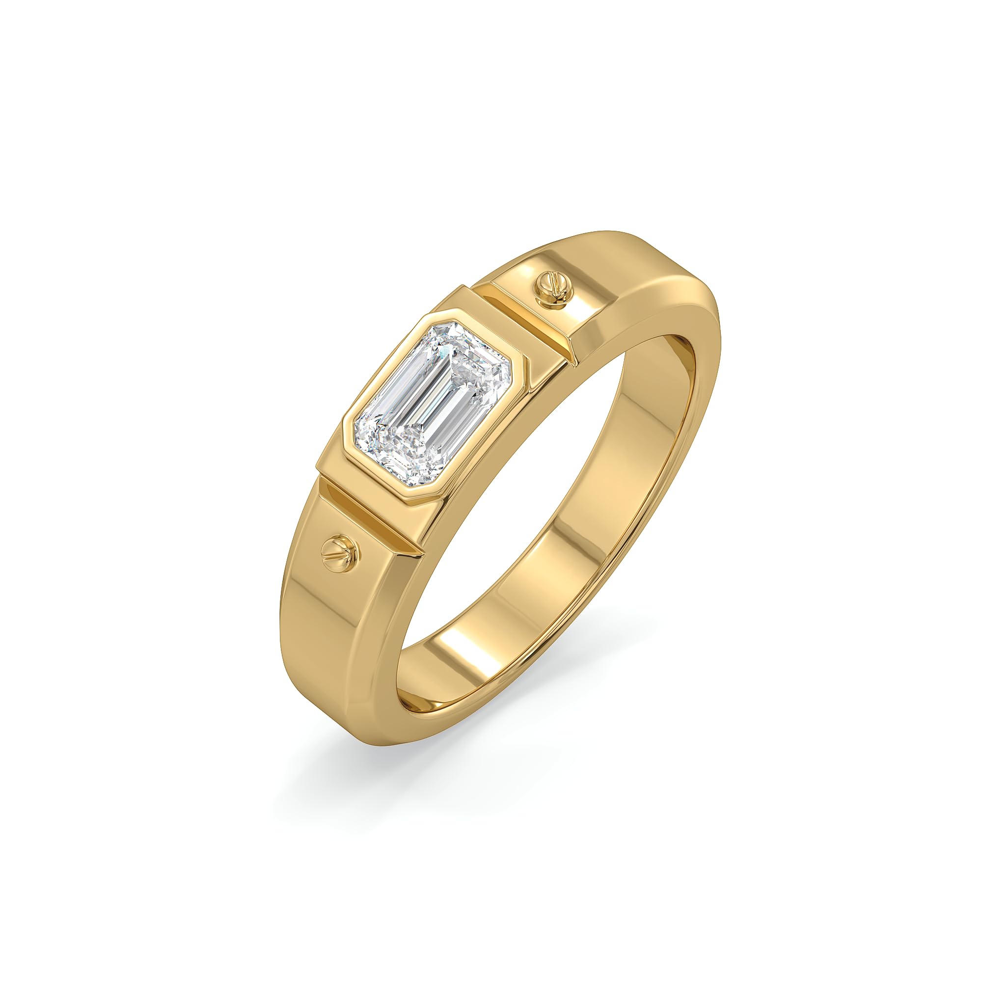 Modern Edge Men's Ring Hypoallergenic in 18kt Yellow Gold Vermeil on 925 Sterling Silver in Ready to Gift Jewelry Box-fine-jewelry-image-46