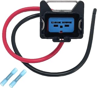F8RZ-8C607-GC, S-827 Radiator Fan Motor Connector for 1995-2000 Ford Contour, 2000-2010 Focus, 2005-2006 GT / 1999-2002 Mercury Cougar, 1995-2000 Mystique