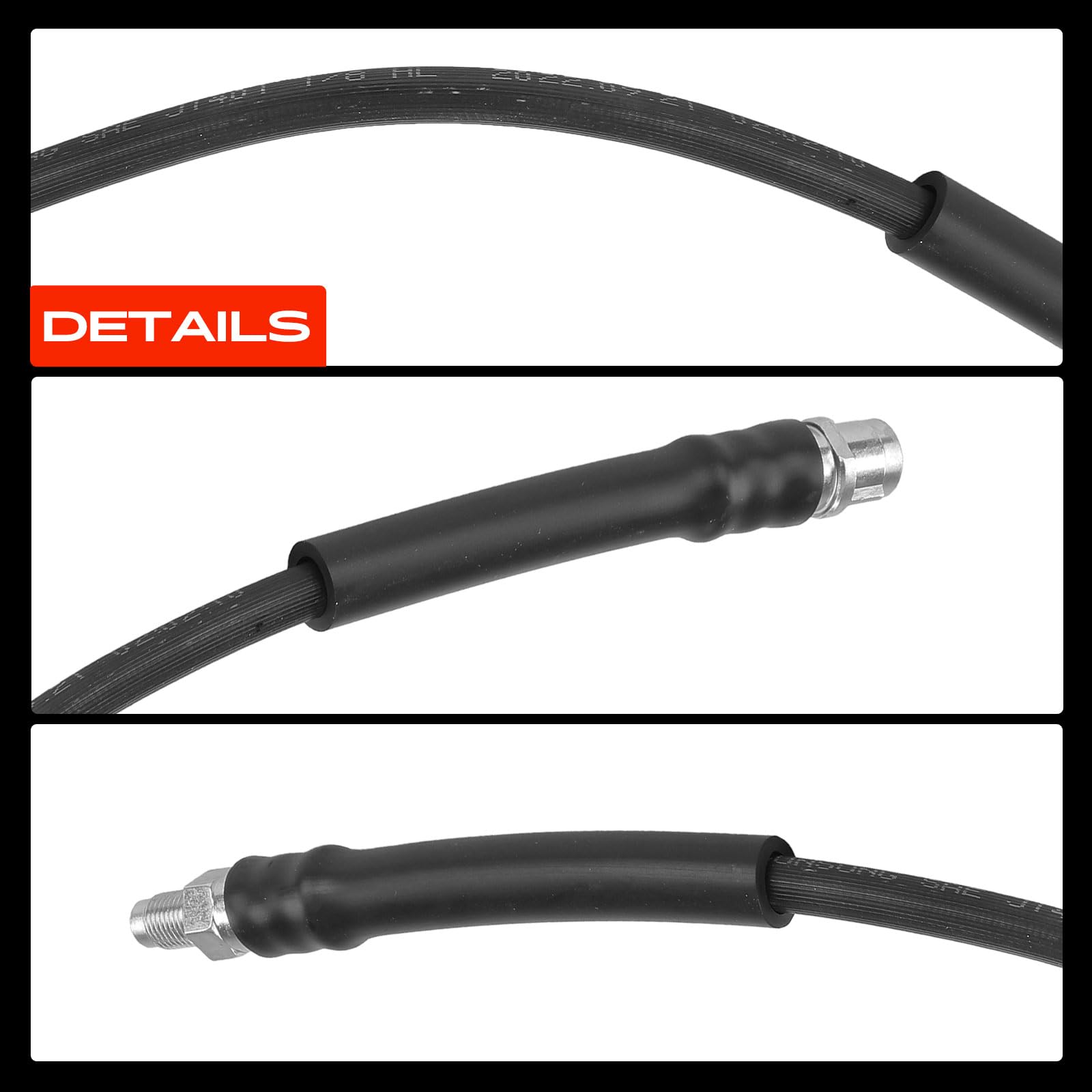 Frankberg 2x Bremsschlauch Vorne Links Rechts Kompatibel mit C219 CLS280 CLS300 CLS320 CLS350 CLS500 2004-2010 W211 E200 E220 E230 E280 E320 2002-2015 Replace# 2304200048