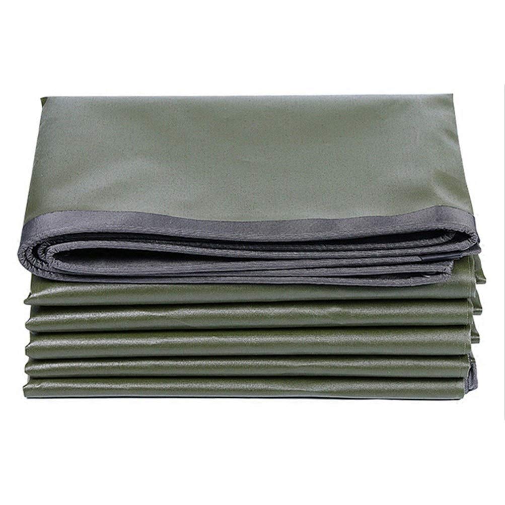 OKUOKA Teloni, Area di ombreggiatura della Tenda Green/HeavyDuty Heavy Duty Tarp Tent Canopy | Copertura per Tenda da Campeggio, Amaca, Piscina, Giardino, Auto, Moto (Color : A, Size : 6