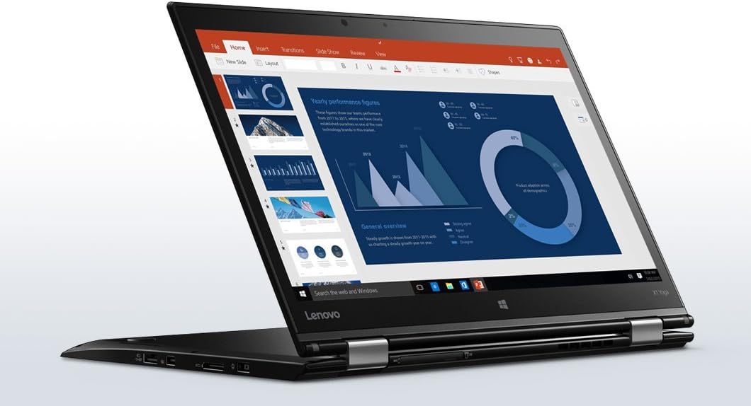 Lenovo Thinkpad X1 Yoga 2-in-1 Convertible Business Laptop 1st Gen (20FQ-002YUS) Intel i7-6600U, 16GB RAM, 512GB SSD, 14-inch WQHD Multi-Touch IPS, Backlit KB, Win10 Pro